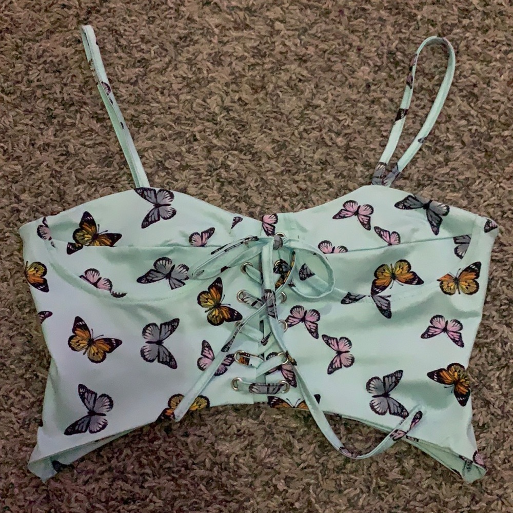 Shein Butterfly Tank Top